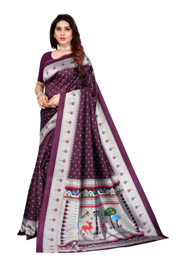 Art Silk Saree 2 Beauitful Ethnic Wear Saree